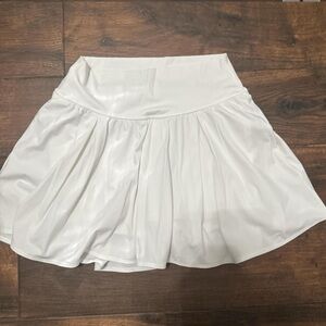 Hollister White Skater Skirt